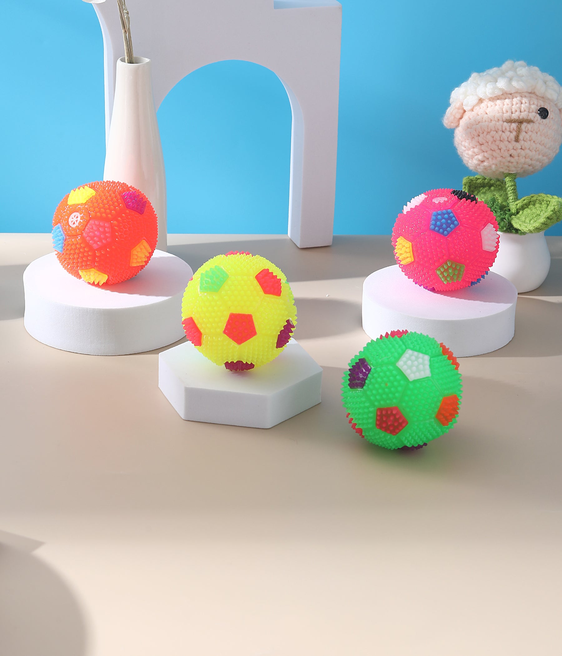 Palla di Arcobaleno Gioco per Cani